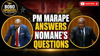 Opposition Leader Questions PM Marape on recent reshuffle of ministers