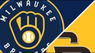 MLB LIVE 🔴 Milwaukee Brewers vs San Diego Padres | Watch and Game Discussion