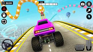 Mega Ramp Monster Truck Stunt Car Game - Extreme Car Stunts Racing Simulator 3D - Android Gameplay screenshot 1