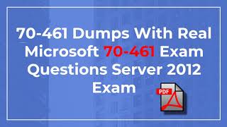 New MCTS Microsoft 70-461 Braindumps SQL Server 2012 Exam screenshot 4