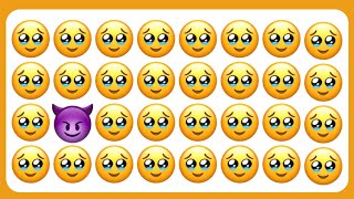 Find The Odd Emoji Out |  HOW GOOD ARE YOUR EYES - 9 | Emoji Puzzle Quiz | Tim Gaming screenshot 2