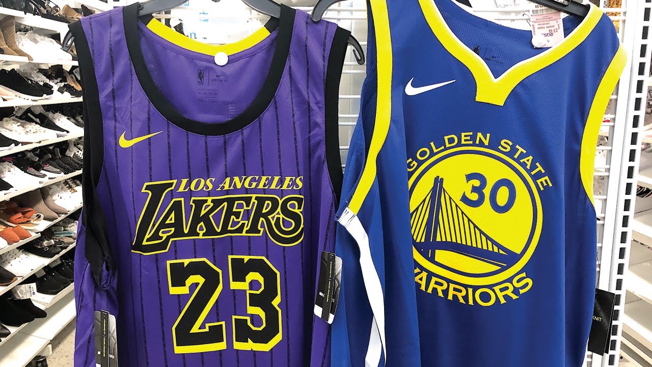 ROSS IS SELLING LEBRON LAKERS JERSEYS