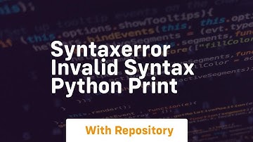 syntaxerror invalid syntax python print