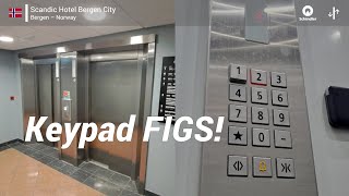 KEYPAD FI GS! Schindler MRL Elevators | Scandic Bergen City, Bergen, NO