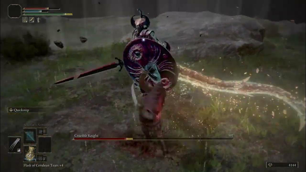 Elden Ring Crucible Knight weakness YouTube