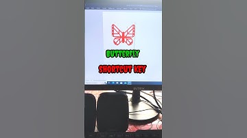 Butterfly shortcut key in Microsoft word #butterfly #mswordshortcuts #shortcutkeys