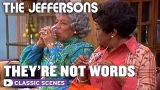 Mother Jefferson's Unique Way Of Solving Crossword Puzzles | The Jeffersons Wealth