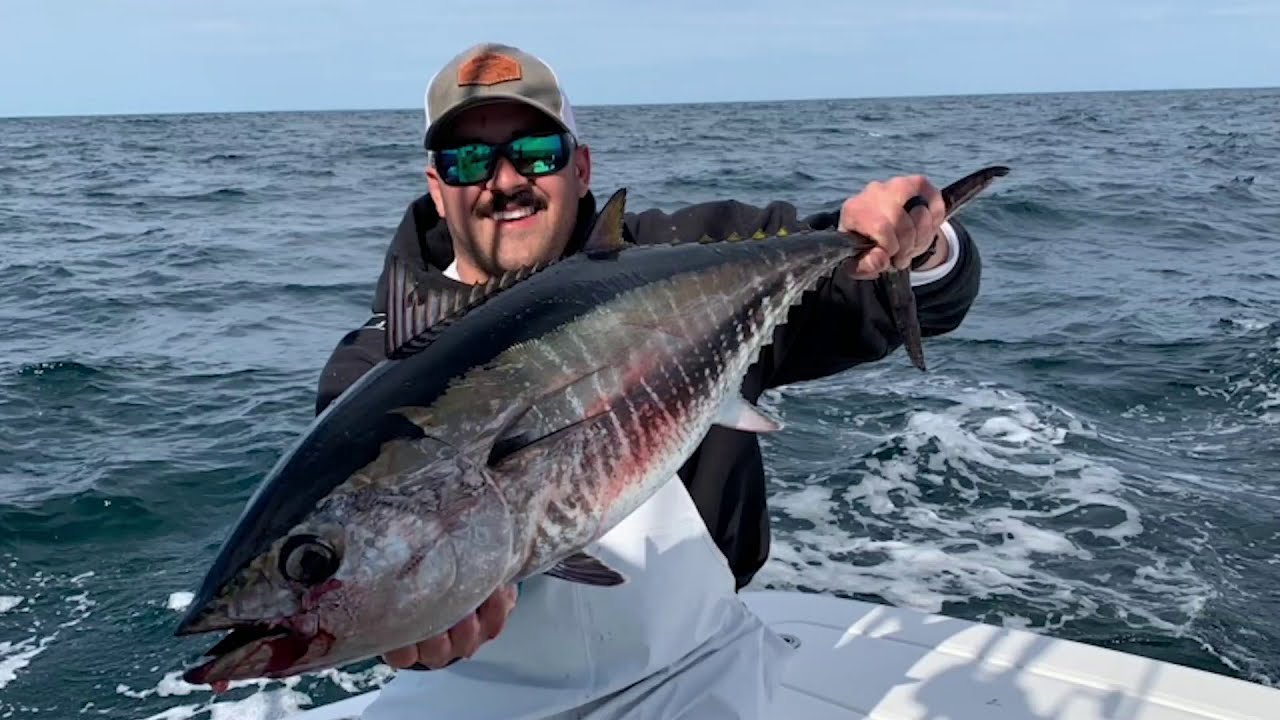 Freedom out in the Atlantic Ocean Tuna fishing aboard the 31ft