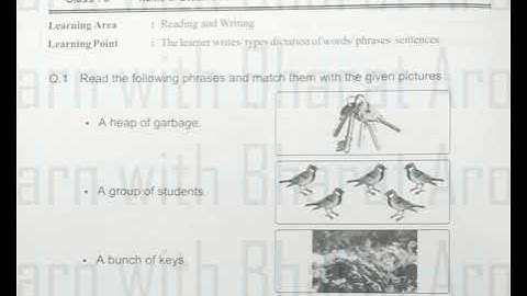 Rbse Class  - 3 Worksheet 26