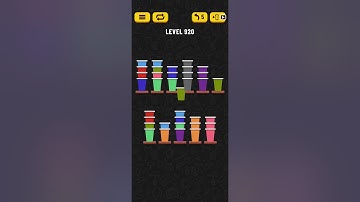 Cup Sort Puzzle Level 920  = Water Sort Puzzle Level 920 = Ball Sort Puzzle Level 920 All the same