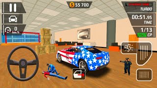 Mobil Balap Sport American Lintas Kota Part6 - Game Mobil Simulator Android Gameplay screenshot 5