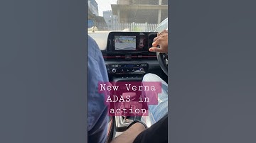 New Verna ADAS in action #adas #newverna #hyundaiverna2023