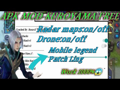 FREE! Apk mobile legend mod kurayama map patch ling radar&drone Unlok all skin Work