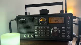 Indoor reception of the BBC World Service on 17640 kHz shortwave using the S2200x telescopic antenna
