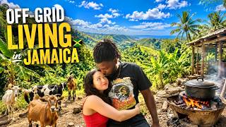 Caught in a HARSH RAINSTORM | Goat Farming, Exotic Fruits & Off Grid Life 🇯🇲