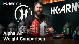 Alpha Air Paintball Tank Comparison  Mr. H Weighs In