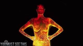 Judge surprise by appearance 3D projection america got talent 2017