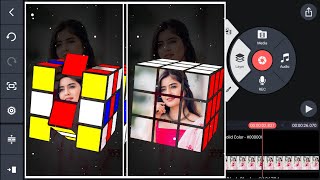 Kinemaster Tutorial - Trending Photo Rubik's Cube WhatsApp Status Video Editing in KineMaster screenshot 5