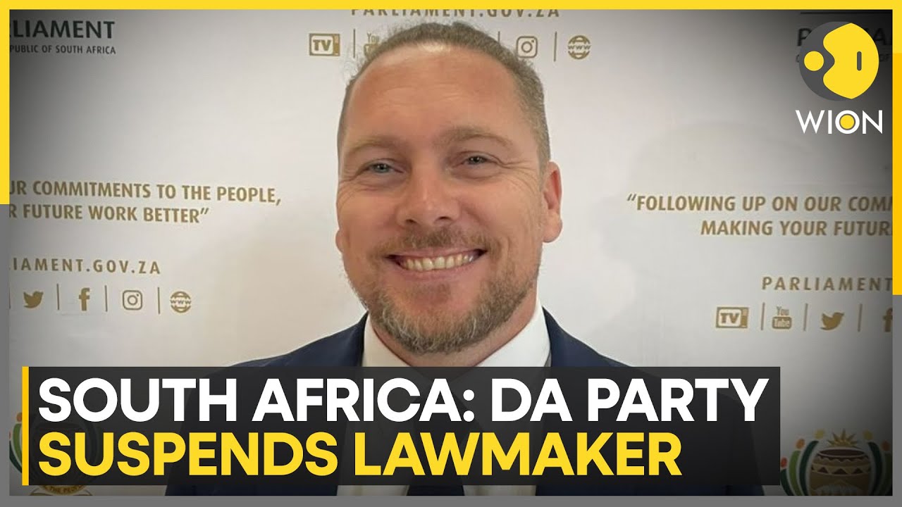 South Africa's DA party suspends lawmaker over racist remarks | Latest English News | WION