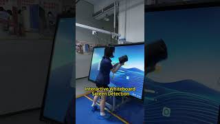 Factory Quality Test | Rubber Hammer Screen Test on Interactive Whiteboard