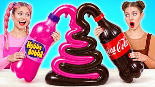 Bubble Gum vs Chocolate Food Challenge | Simple Kitchen Recipes by Multi DO Challenge