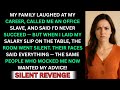 MY FAMILY LAUGHED AT MY JOB… BUT WHEN THEY SAW MY PAYCHECK, THE ROOM FROZE IN SHOCK!
