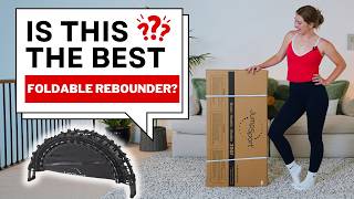 JumpSport 39" PREMIUM Foldable Rebounder Unboxing | Best Foldable Mini Trampoline?