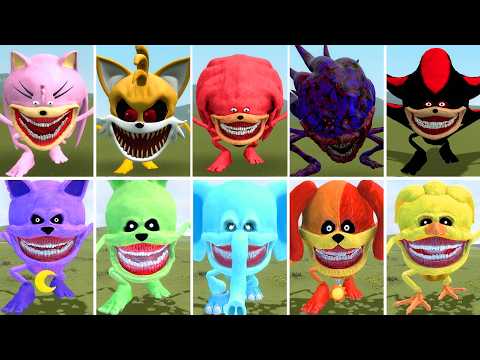 NEW SONIC & FRIENDS Mutate into TAPES MONSTERS! (Garry's Mod Horror Evolution)
