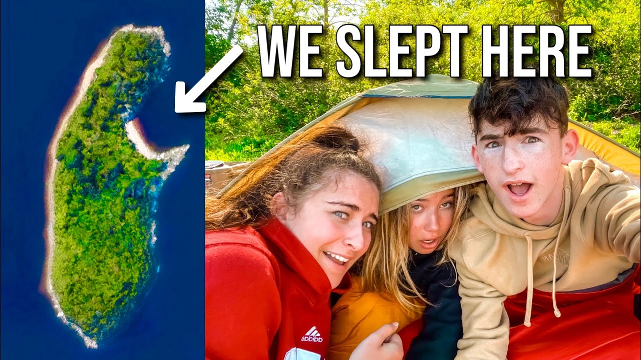 TEENS GO CAMPING ON AN ISLAND FOR THE FIRST TIME