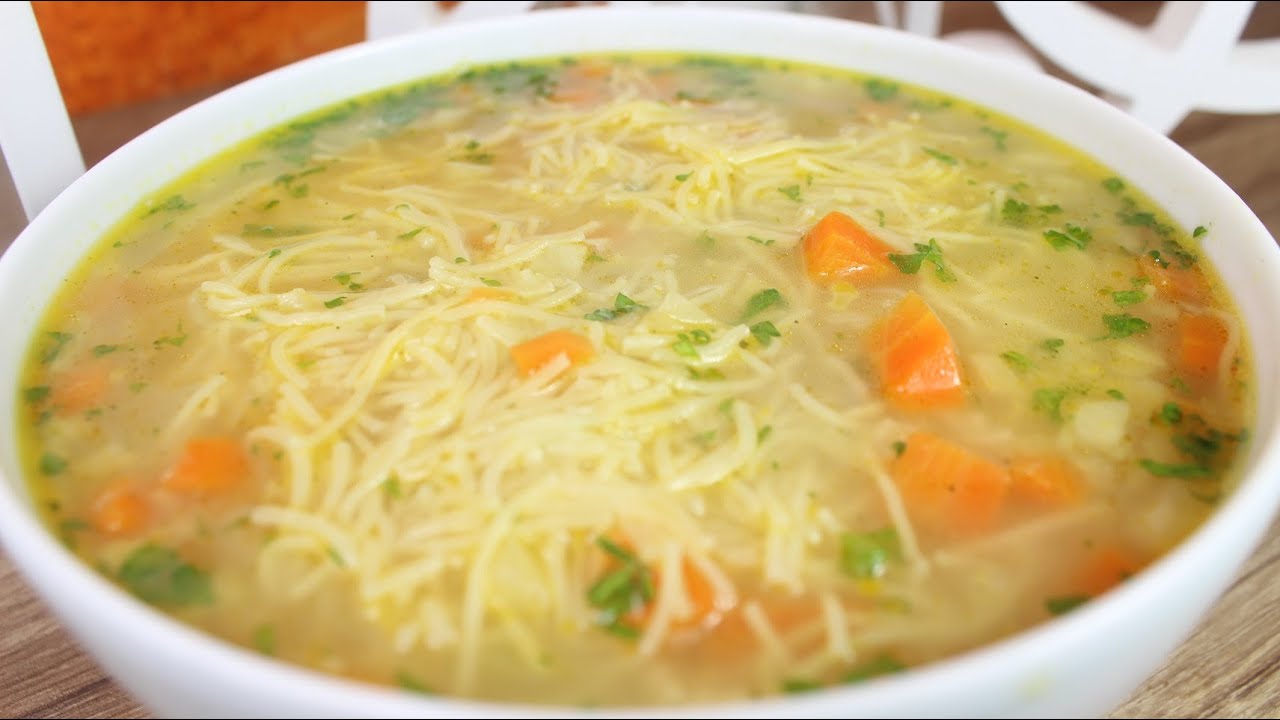 Рецепт бабушкиного супа с лапшой, легко и быстро приготовить самому,отлично подойдет в качестве супа