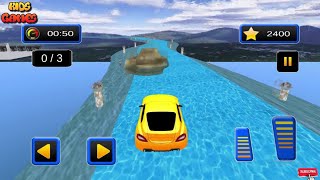 Frozen water slide race Game must wach this video---no break only high speed screenshot 5