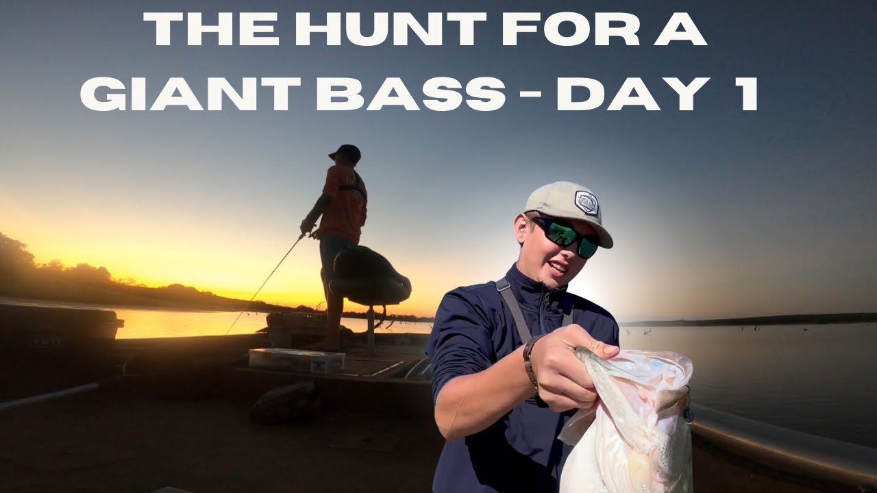 The Hunt For A Giant Bass – Day 1 – I LOST A MONSTER