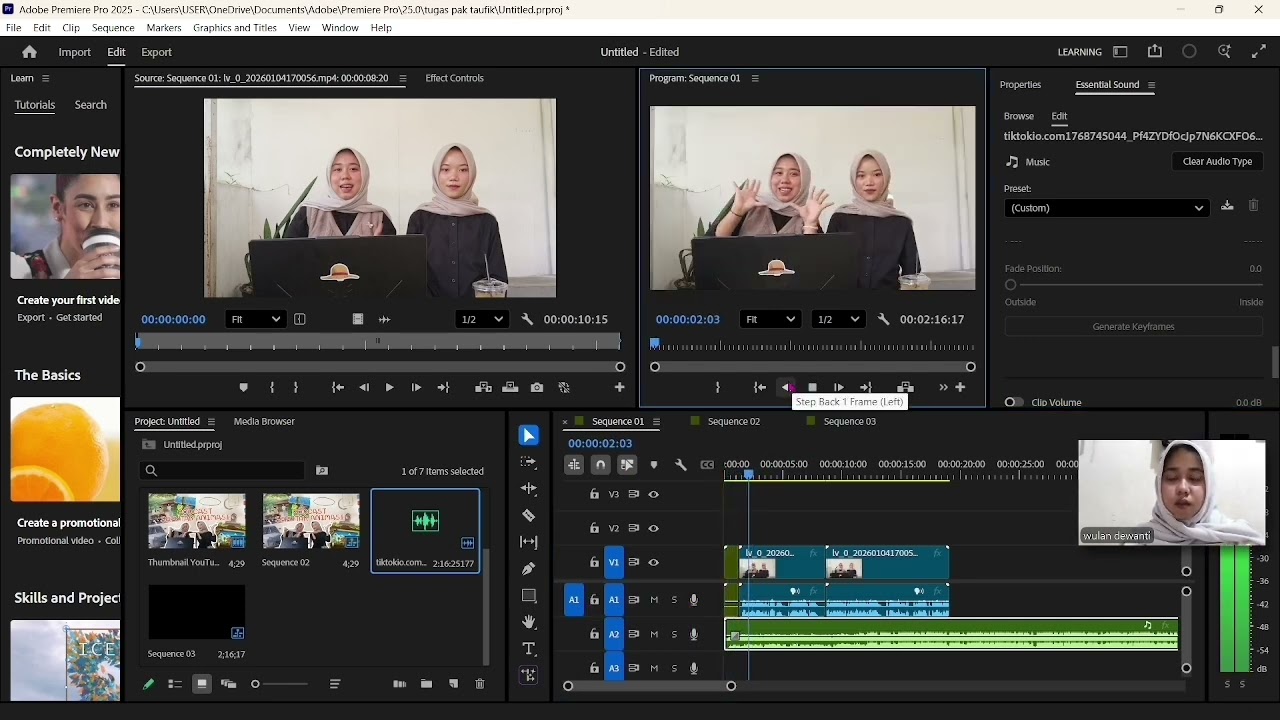 TUTORIAL MENGGUNAKAN ADOBE PREMIER PRO 2025