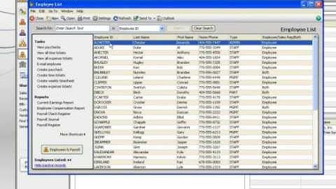 Employee Management - Sage Peachtree 2010