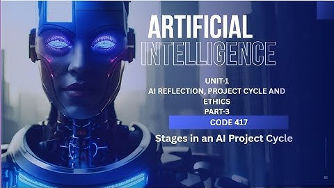AI Reflection, Project Cycle and Ethics Class 9 Unit 1 AI 417 | Stages in AI Project Cycle