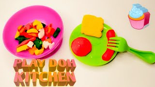 Готовим завтрак из Play-doh Kitchen | Видео для детей  | плей дох