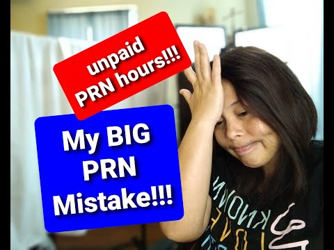 My BIG PRN (being an on-call therapist) Mistake! Learn from my mistake.