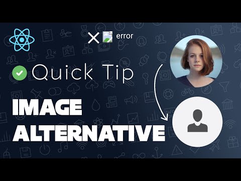 Alternative Image In React js | Quick Tip | #reactjs