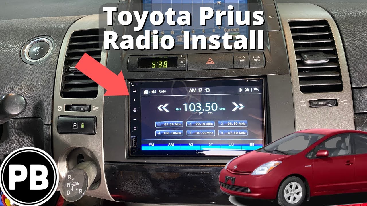 2004 - 2009 Toyota Prius Radio Install - YouTube