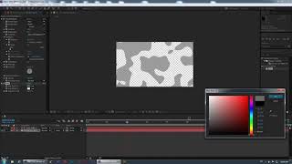 After Effects, tutorial, topography style background