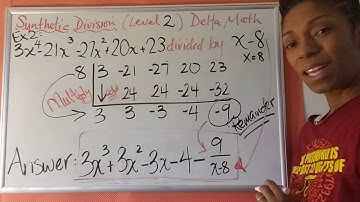 Synthetic Division Level 2 Delta Math