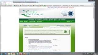 Club Benchmarking Basic Training: Finance & Operations Section