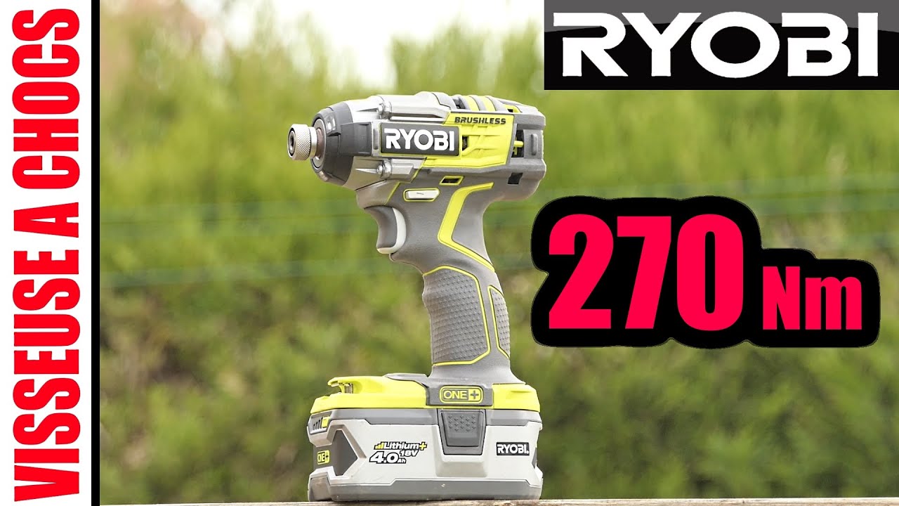 Visseuse A Chocs Ryobi 270 Nm Brushless Versus Makita 175 Nm One Cordless Impact Driver Youtube