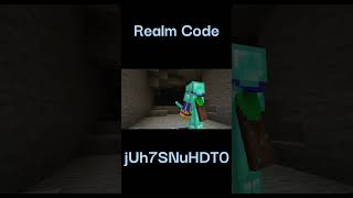 Join my realm! #minecraft #minecraftprisons #minecraftbedrock #minecraftmemes #shorts