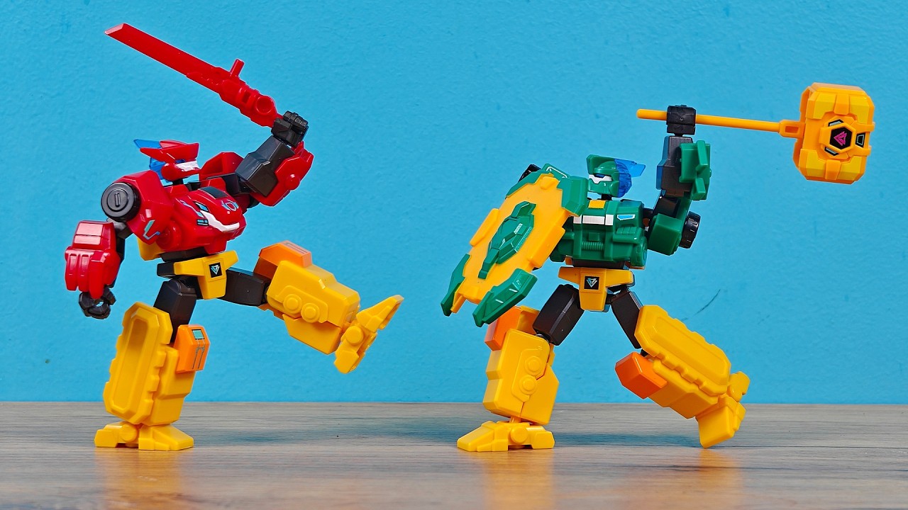 Собрал Героев ДИНОСТЕР из деталей и ОЖИВИЛ их!