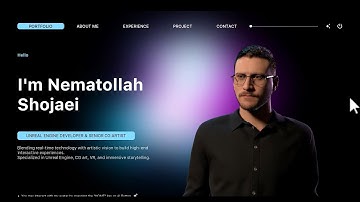 Unreal Engine 5 UI/UX: Building a Website-Style App with AI | Interactive UMG Portfolio [2025]