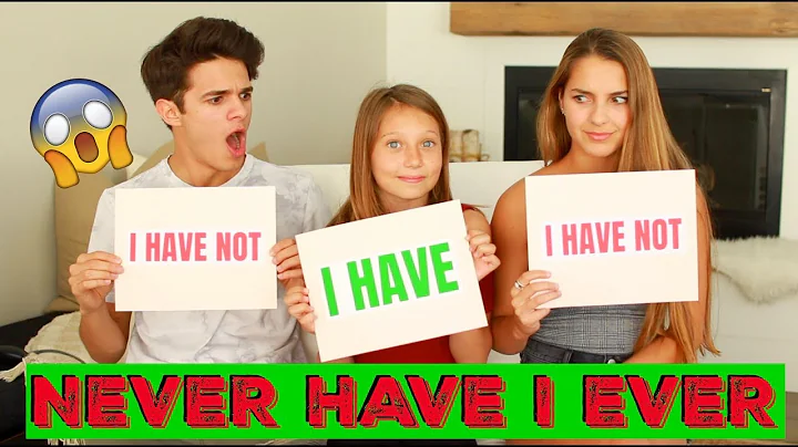 NEVER HAVE I EVER w/ Little Sister and Cousin! | B...