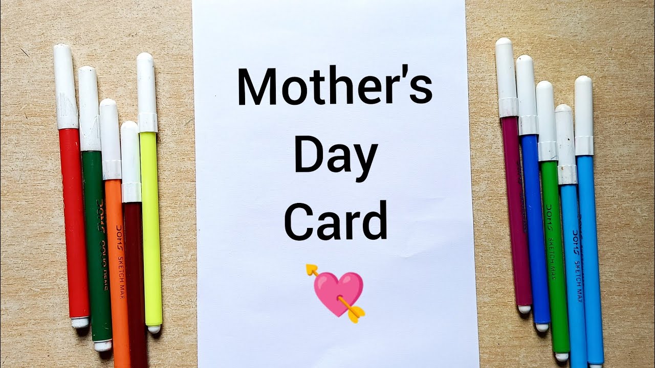 Mother's Day Card || Beautiful Mother's Day Card Making || Happy Mother ...