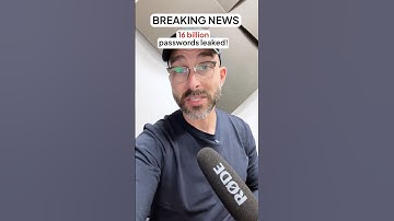WE FOUND 16 Billion Apple, Facebook, Google passwords leaked #shorts