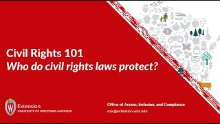CRT Module 3: Who do civil rights laws protect
